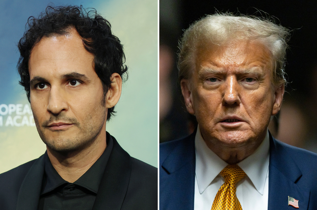 <p>Ali Abbasi and Donald Trump</p>